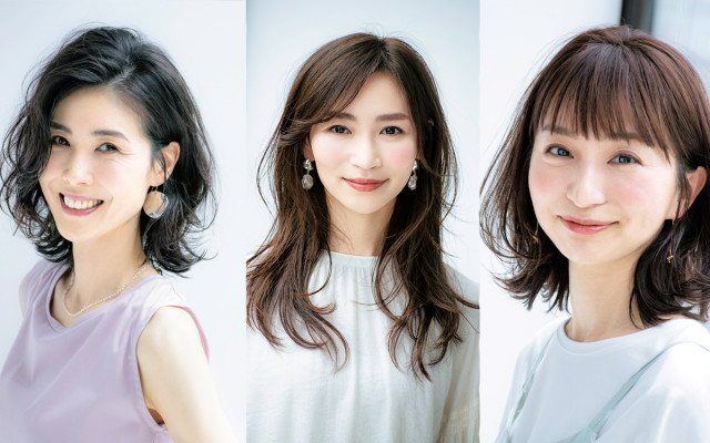 前髪 マスク ミディ セミロングは ひし形 フレキシブル前髪 で美人見え 美的grand 美的 Com