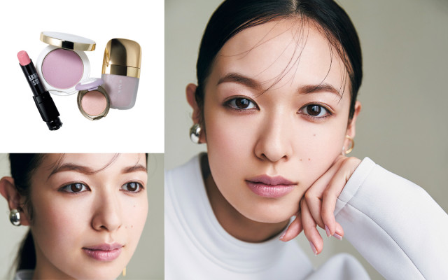 ラベンダー寄りのダスティピンクで 凛とスパイシーな秋メイク 美的 Com