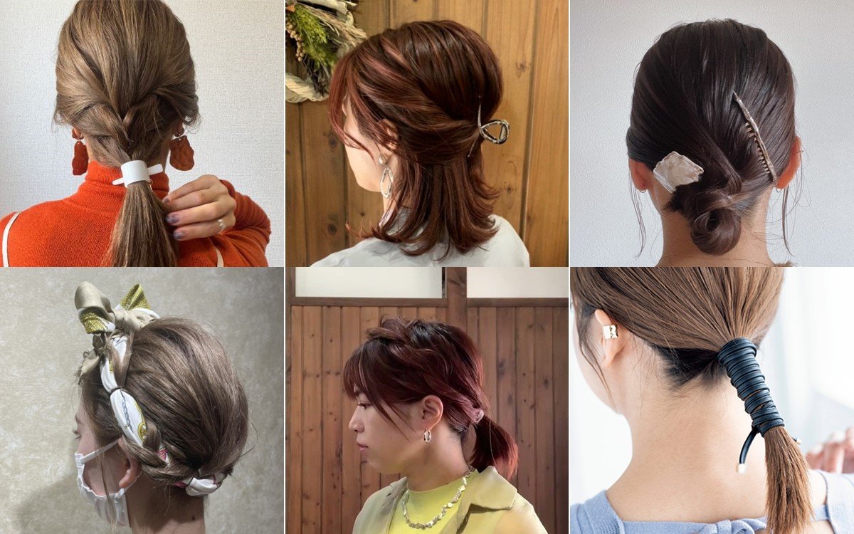 ストレートヘア」の巻かない簡単ヘアアレンジ【24選】 | 美的.com