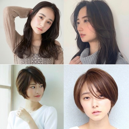 木村文乃さん風に近づく、黒髪系ロング＆前髪ありショート【髪型13選】