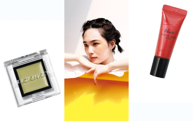 おいしそう みかんオレンジの目尻チークに 抹茶ミルクなアイシャドウ 真夏の浮かれメイクtips 美的 Com