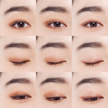 【一重さん向け】夏→秋アイメイク｜ルナソルのラメベージュパレットでシンプルかつ華やかな目元に変身