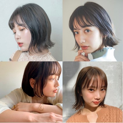 浜辺美波さん風に近づく、前髪あり×ボブスタイル【髪型15選】