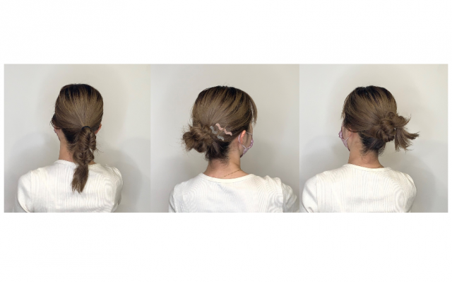 くるりんぱで作る簡単で崩れにくいお団子アレンジ 美的 Com