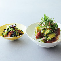 【美肌レシピ】女性ホルモンを整えるマグロとアボカドの漬け丼＆梅納豆きゅうり