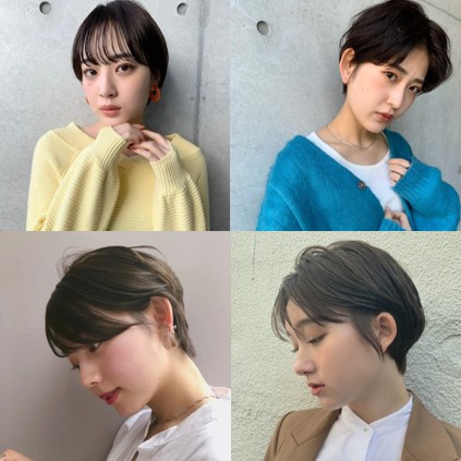 佐久間由衣さん風に近づく、襟足短め丸みシルエット＆ハンサムショート【16選】