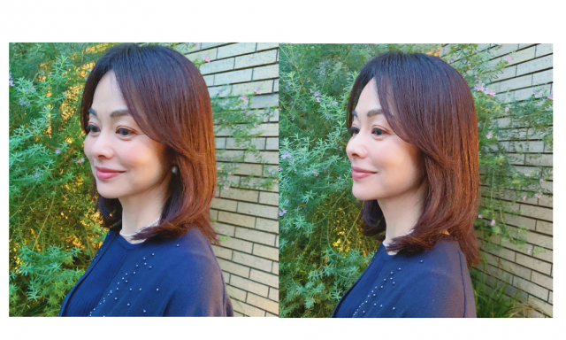 大人のうねりヘアにはストレートパーマを施して扱いやすく 美的 Com