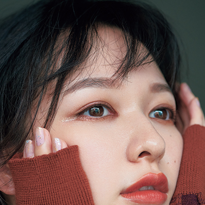 最旬メイク】大粒ラメを散らしてカジュアルドラマティックに変身