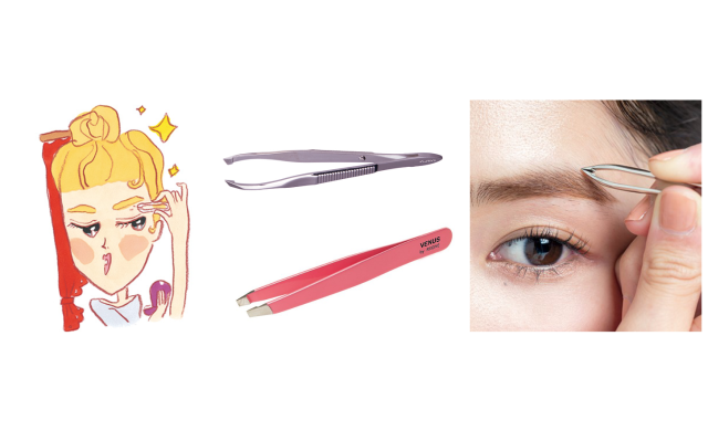 美品 Brow XENNAプロ用ツイーザー ハリウッドブロウリフト