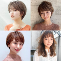 倉科カナさん風に近づく、大人かわいい耳出しショート＆オン眉ロング【13の髪型】