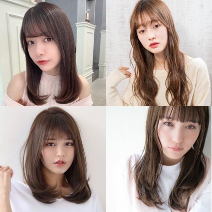 川栄李菜さん風に近づく、前髪あり×ストレート＆ゆるウェーブロング【16の髪型】