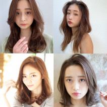 高橋メアリージュンさん風、色っぽ前髪なし×レイヤースタイル【17の髪型】