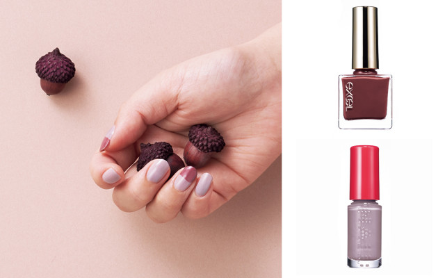 プチプラネイル ストレートラインですっきり大人顔に 秋の手元を彩るくすみカラーネイル 美的 Com プチプラネイル ストレートラインですっきり大人顔に 秋の手元を彩るくすみカラーネイル 美的 Com