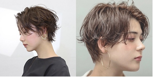 実例15 くせ毛をいかす ショートヘアって 美的 Com