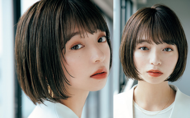 ミニボブ】小顔感もぐぐっと上昇♪ 透け感もプラスしたスタイルの