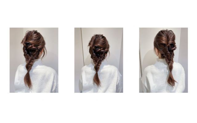 くるりんぱ フィッシュボーンで作るお呼ばれヘアアレンジ 美的 Com
