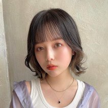 韓国風タンバルモリボブ×イヤリングカラーでトレンドを詰め込み