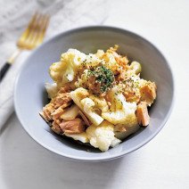 カリフラワーのホットツナサラダ｜栄養価の高い食材で体を温めて♪