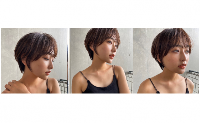 清楚な横顔美人の大人ショートヘア 美的 Com