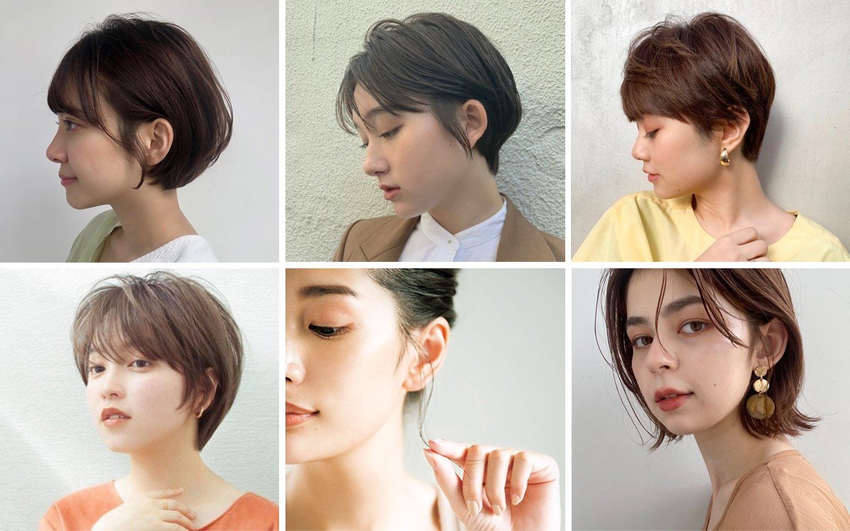 もみあげ で印象が変わる短めスタイル ヘアアレンジ 12の実例 美的 Com