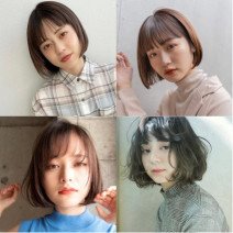 広瀬すずさん風に近づく、前髪あり×清純派ボブ＆セミロング【16の髪型】
