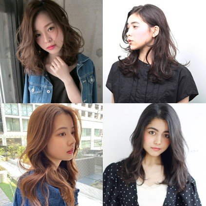 「セミロング×パーマ×前髪なし」の明るめ＆暗めスタイル【14選】