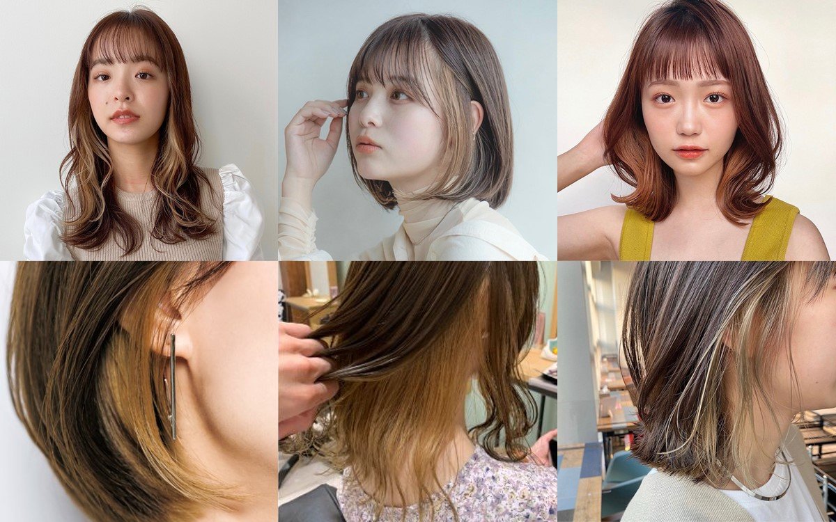 実例18 インナーカラー 人気のスタイルは 美的 Com