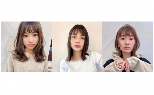 有名サロンがお悩み解消 Vol 146 丸顔 セミロング オン眉 骨格 レングス 前髪別特集 美的 Com