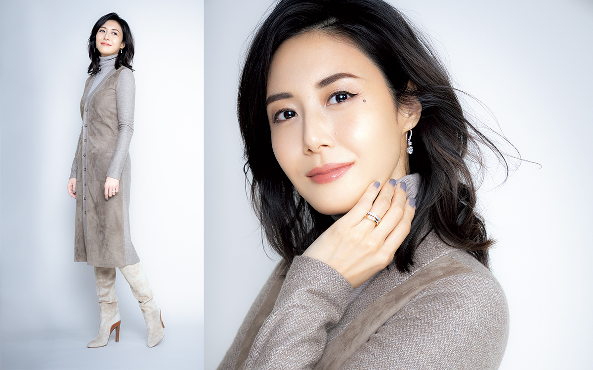 松嶋菜々子さん 美も体調も心も筋トレが支えてくれる 美的grand表紙インタビュー 美的 Com