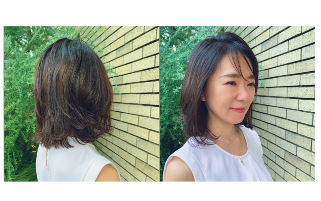 優しい女性オーラたっぷりの大人レイヤースタイル 美的 Com