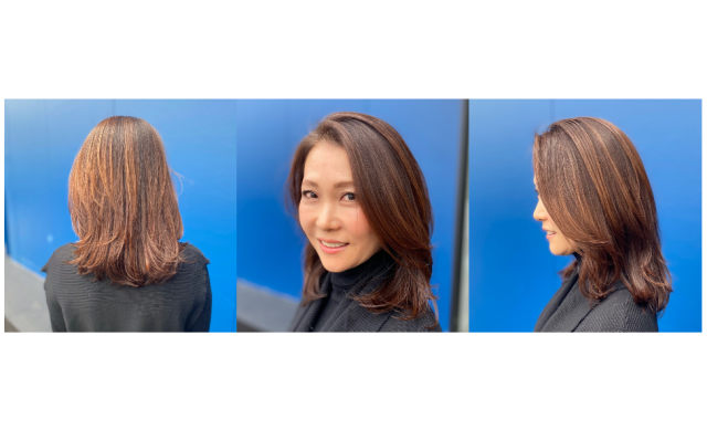 アラフィフでも髪は甦る 癖を活かした大人のミディアムヘア 美的 Com