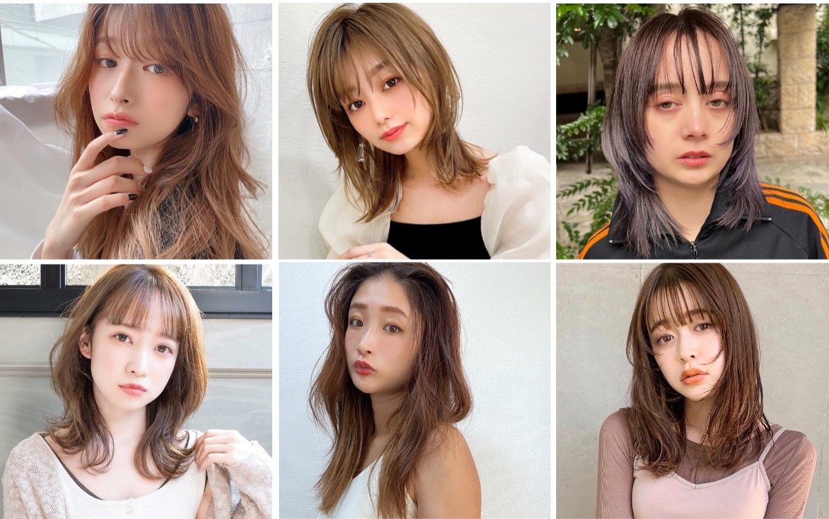 大人かわいい ロングウルフヘア 実例15 美的 Com