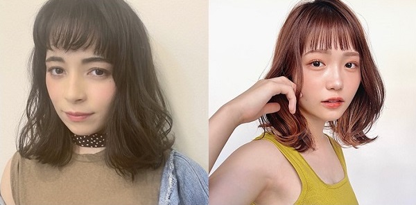 オン眉前髪 はどの顔型やレングスでも似合う 実例16 美的 Com