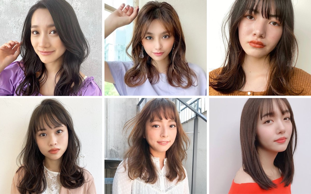 セミロングの長さは？
