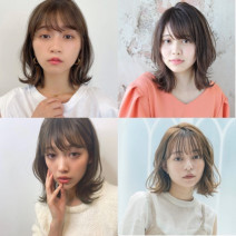 伊藤沙莉さん風に近づく、明るい印象になる前髪あり×ミディアムボブ【18の髪型】