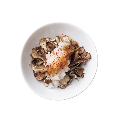 【むくみ解消＆ダイエットレシピ】朝に食べると効果的！ 焼きまいたけ下ろしポン酢｜にっこり調整「ニコごはん」