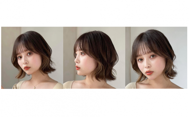 外国人風カラーが叶う グラデーションショートボブのくびれヘア 美的 Com