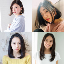 成海璃子さん風に近づく、オリエンタル美人な前髪なし×ボブ～ロング【14の髪型】