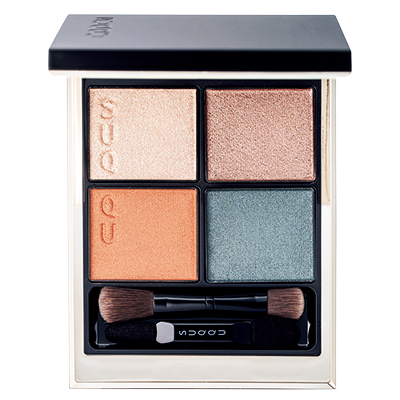 SUQQU デュアル アイシャドウ05 藍情 グレー系 目の形別】知的な