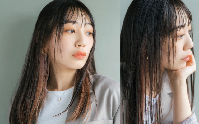 22ss 人気サロンおすすめスタイル 束感 シースルーの色っぽロング 最旬ヘアカタログ 美的 Com