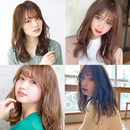 新山千春さん風に近づく、明るめカラーのモテロング【16の髪型とアレンジ】