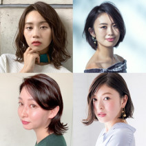 松雪泰子さん風に近づく「髪型実例17選」クール美人な前髪なし×ボブ