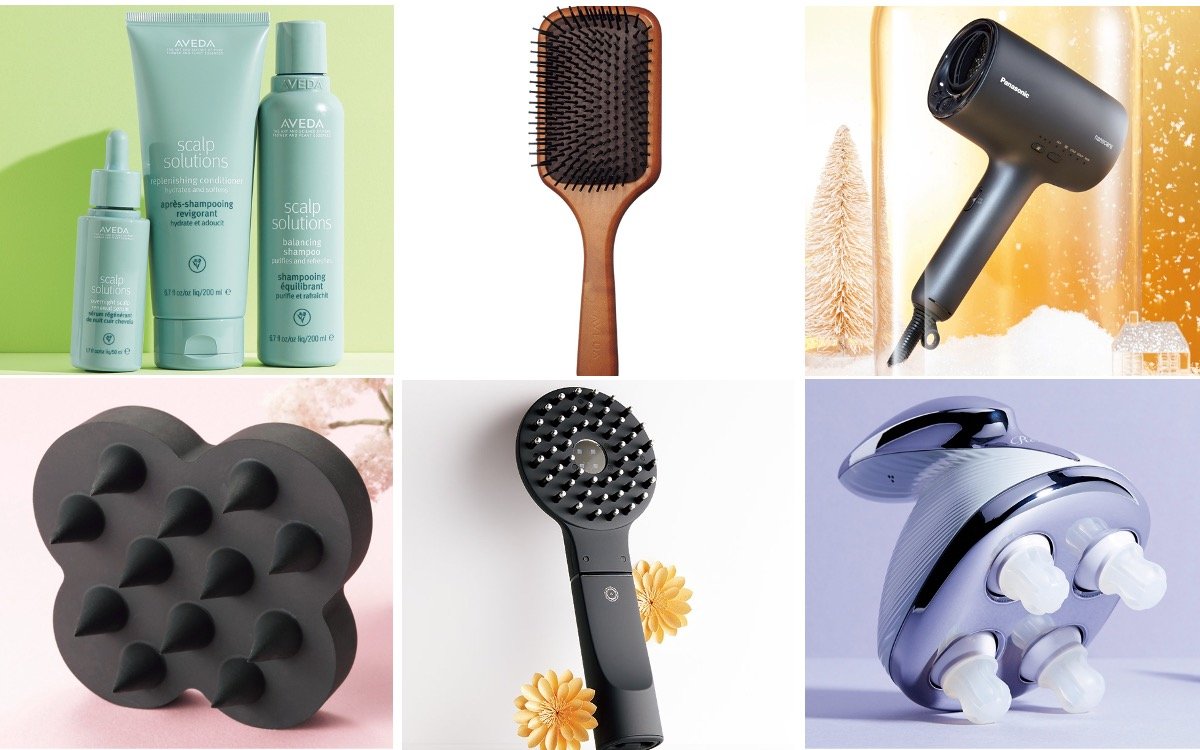 ポータブル 頭皮 マッサージ 髪ケア スカルプ マイクロカレント TOP1