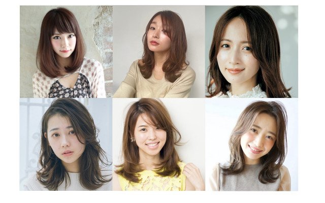 加藤あいさん風に近づく 15の髪型実例 おでこ出し 前髪ありミディ セミロング 美的 Com