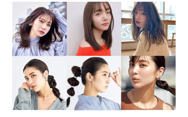 石川恋さん風に近づく の髪型実例 シースルーバング セミロング 美的 Com