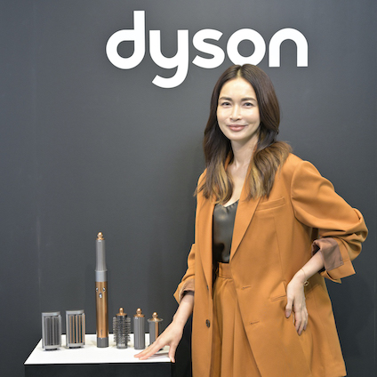長谷川京子さんがダイソンのイベントに登場！「ヘアケアもスタイリングも無理せず楽しみたい」