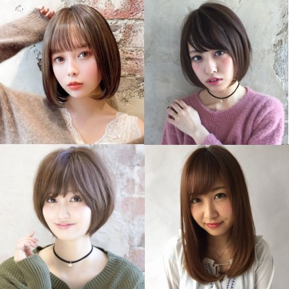 北乃きいさん風に近づく【22の髪型実例】前髪あり×ショート～セミロング