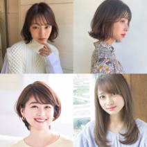 比嘉愛未さん風に近づく【21の髪型実例】動きのある短めヘア＆流し前髪ロング