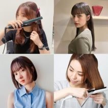 ストレートアイロンを使った内巻きのやり方【スタイル3選】