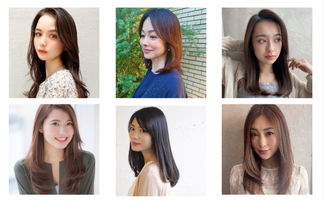 尾野真千子さん風に近づく 髪型12選 清潔感ある前髪なしロング 美的 Com